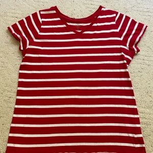 Red Striped Tee